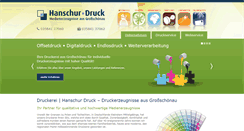 Desktop Screenshot of hanschur-druck.de